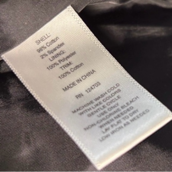 Black and White Appliqued Patterned Jacket Sz M 3/4 Sleeve SKU 11 - Picture 13 of 13